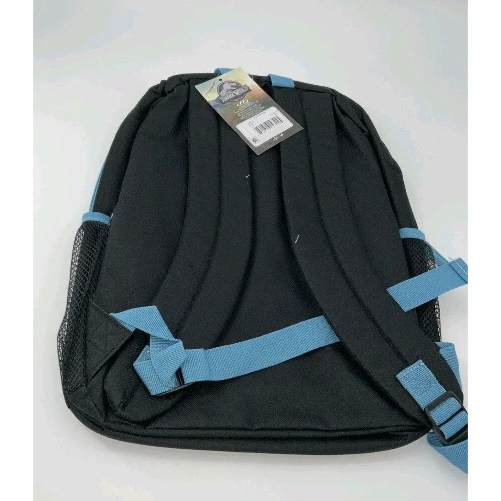 Universal Jurassic World 16in Backpack School Bag Black  11.5